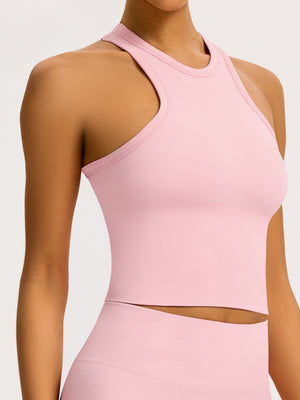 Seamless Tights T-back Fitness Exercise Yoga Tank Tops