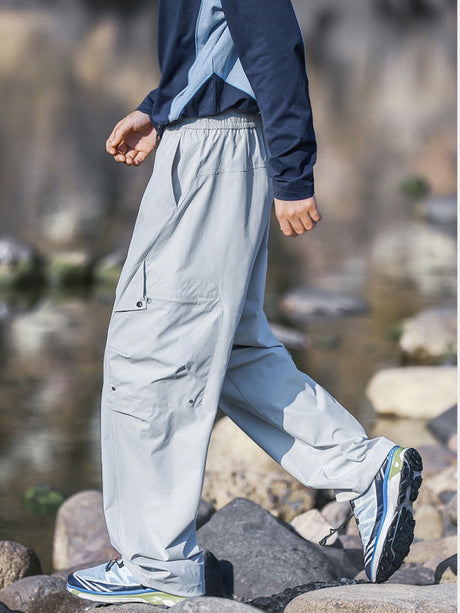 Water-repellent Straight-fit Cargo Trousers