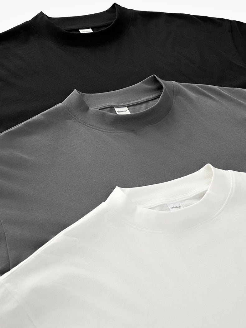 Liber Autumn Neutral wear Solid Color T-shirts