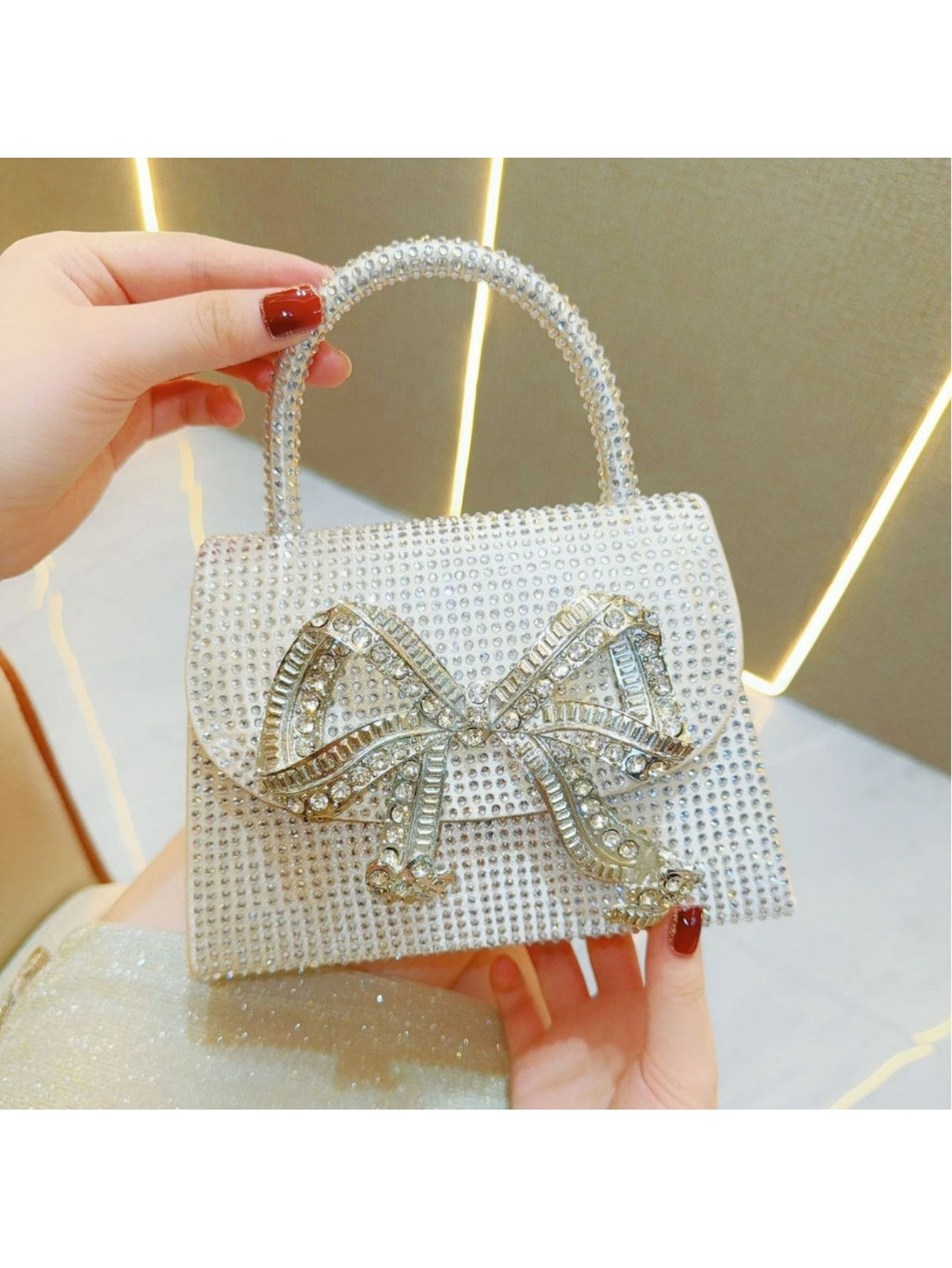 Liber Four Seasons ACC Diamond Bow Box Bag