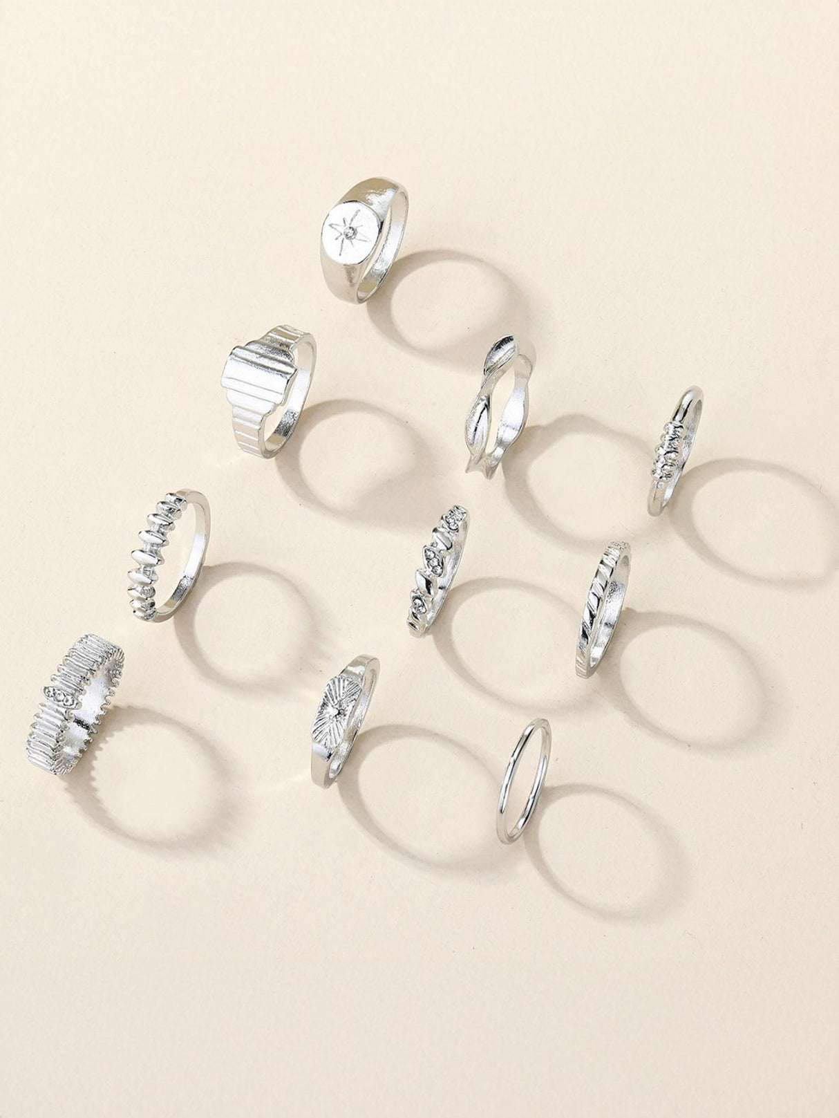 Alloy Ring Set