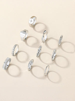 Alloy Ring Set