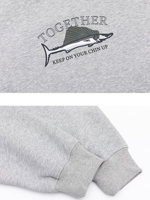 Thickened Printed Hooded Sweatshirts&Hoodies