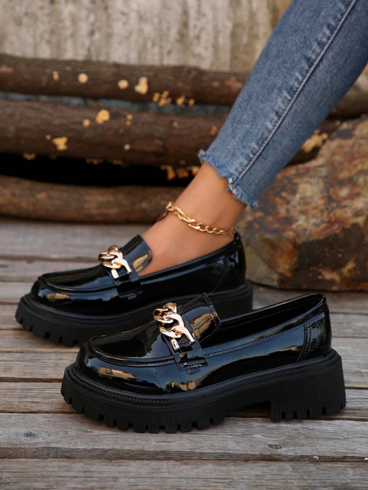 Slip-on Platform Loafers