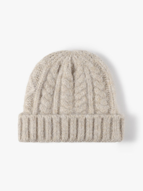 Jacquard Thick-Knit Beanie, Thermal Winter Hat, Warm Fleece-Lined, One Size