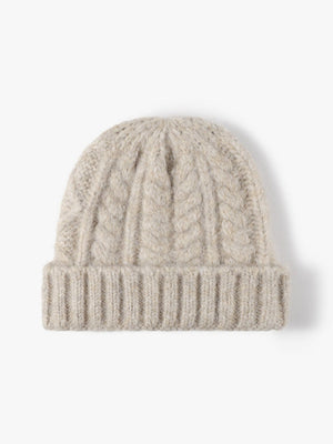 Jacquard Thick-Knit Beanie, Thermal Winter Hat, Warm Fleece-Lined, One Size