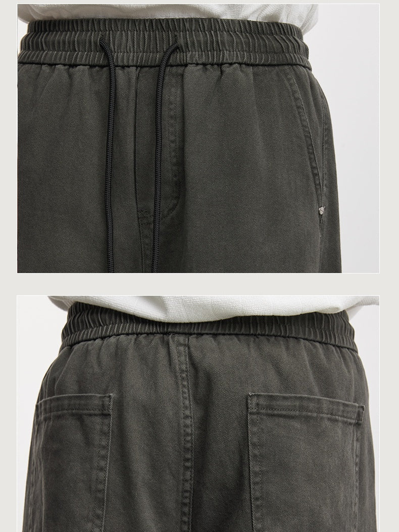 Leisure Straight-fit 3D Cutting Pants