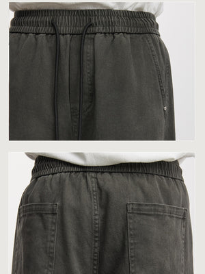 Leisure Straight-fit 3D Cutting Pants