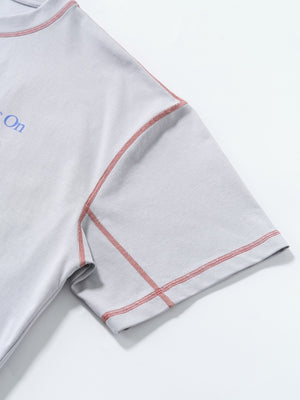 Color-blocked Loose-fit T-shirts