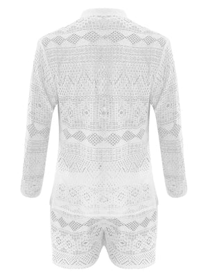 Hollow Out Vacation 2-piece Sets Set