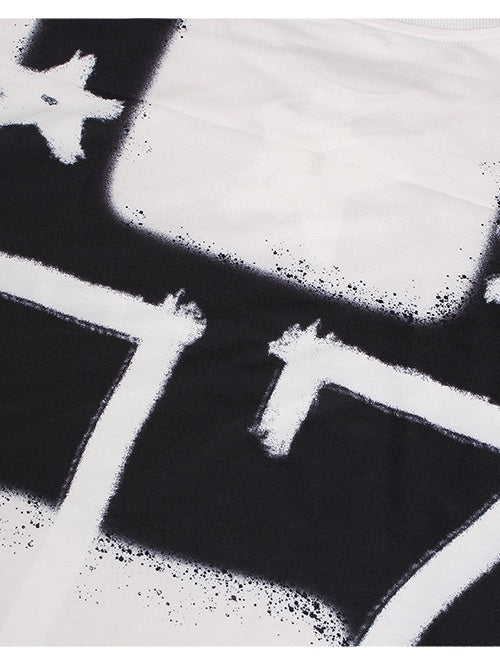 Liber Autumn Neutral wear Printed Letter T-shirts