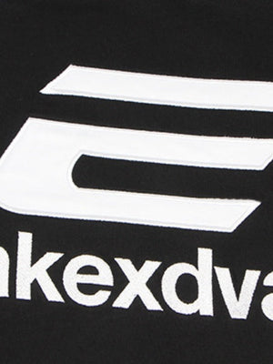 Stand Collar Letter Embroidery Ribbon Contrasting Colors Zipper Jackets