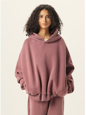 Washing Plush Hooded Sweatshirts&Hoodies