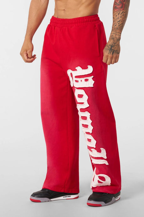 Printed Fitness Straight Jogging Pants