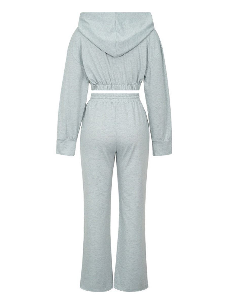 Liber Women's autumn  Hooded Two-piece suit