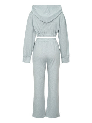 Liber Women's autumn  Hooded Two-piece suit