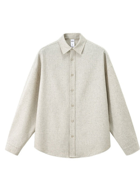 Liber Autumn Neutral wear Solid Color Shirts