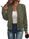 Liber Autumn Women's Zipper Geometric Patterns Jackets