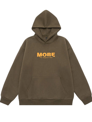 Letter Print Hooded Sweatshirts&Hoodies