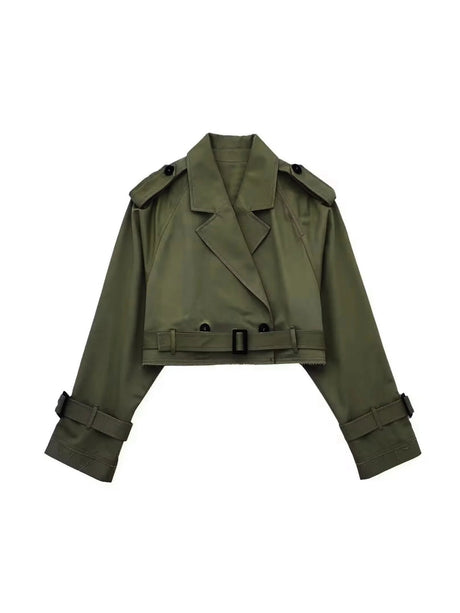 Liber Autumn Women's Buttons Trench Coats