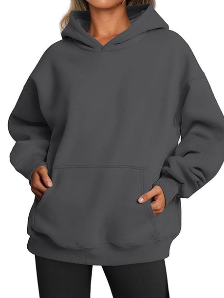 Liber Autumn Women's Pocket Sweatshirts&Hoodies