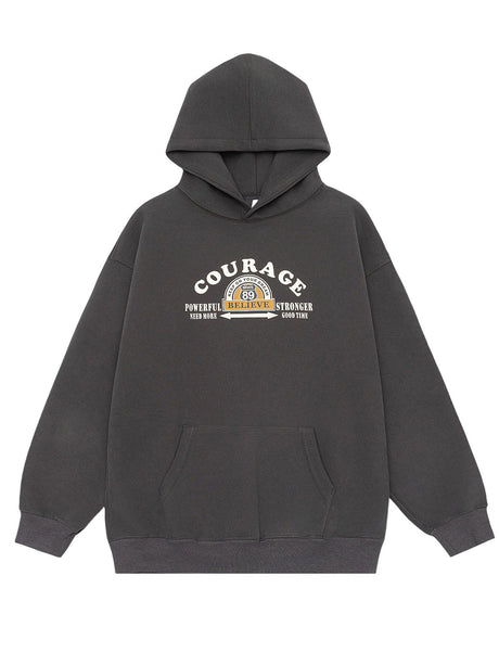Letter Print Hooded Sweatshirts&Hoodies