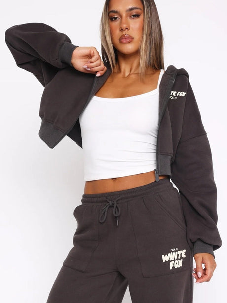 Liber Autumn Women's Thread Letter 2-piece Sets