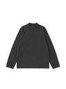 Liber Autumn Neutral wear Zipper decoration Solid Color T-shirts