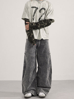 Liber Autumn Neutral wear Pocket decoration Other Cargo Trousers