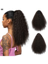 Small Curly Ponytail Synthetic Fiber Drawstring Braid High-temperature Silk Wig