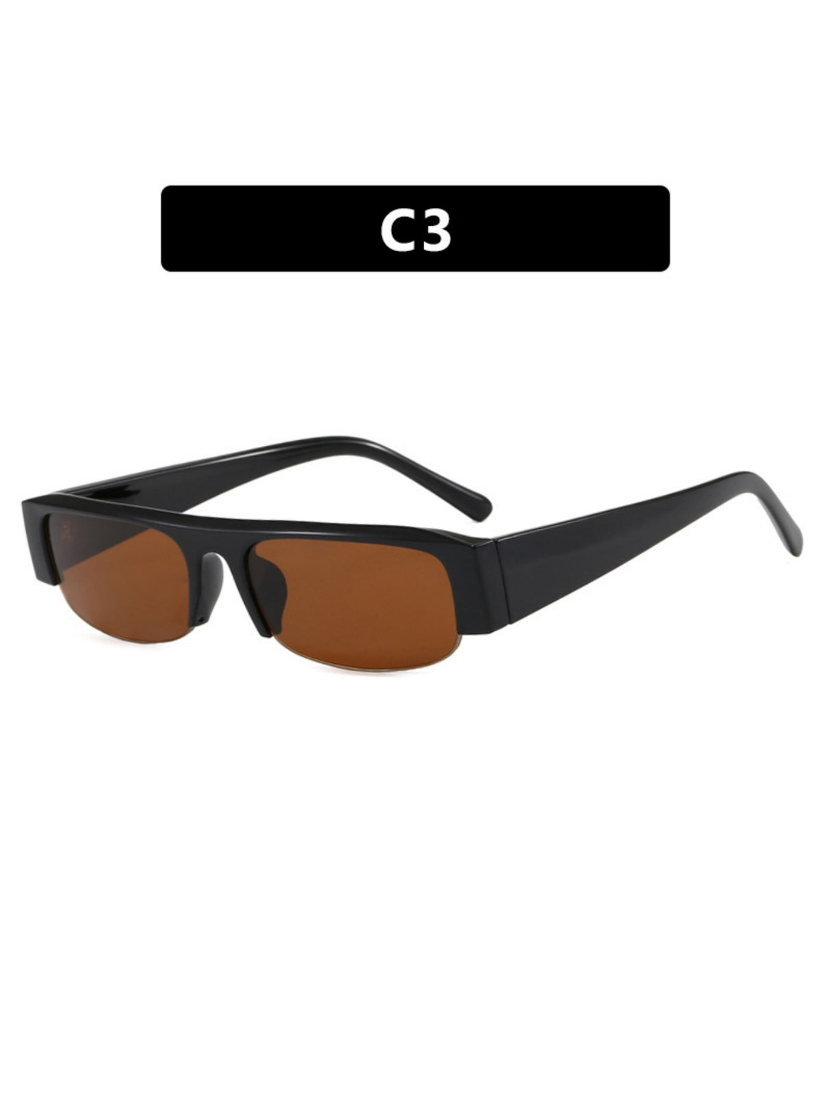 Full-frame Square Fashion Glasses