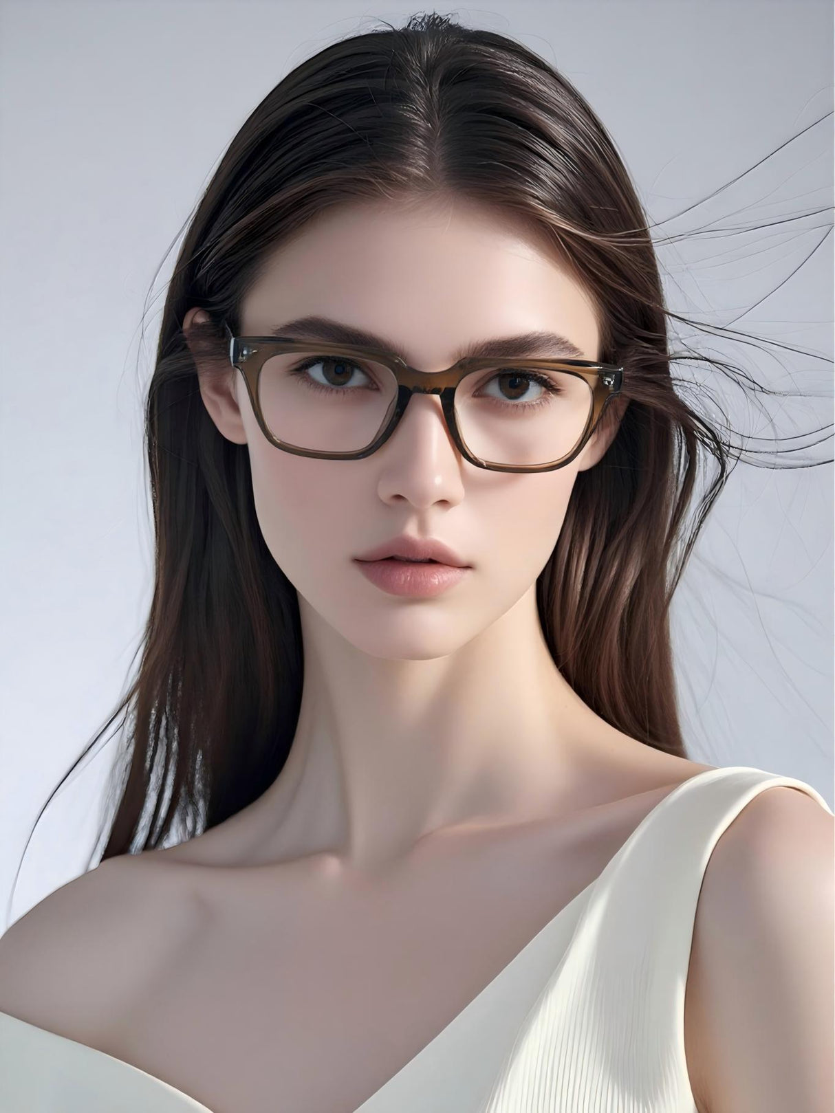 Semi-transparent Prescription Glasses