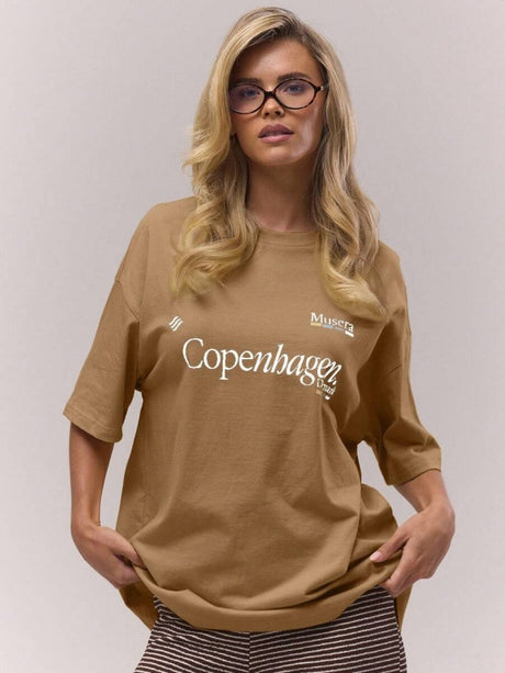 Casual And Versatile Geometric Pattern T-shirt