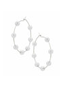 Exaggerated And Unique Round Pearl Earrings