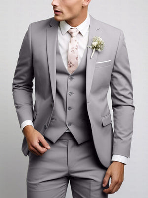 Slim-fit Wedding Suit 3-piece Sets Set