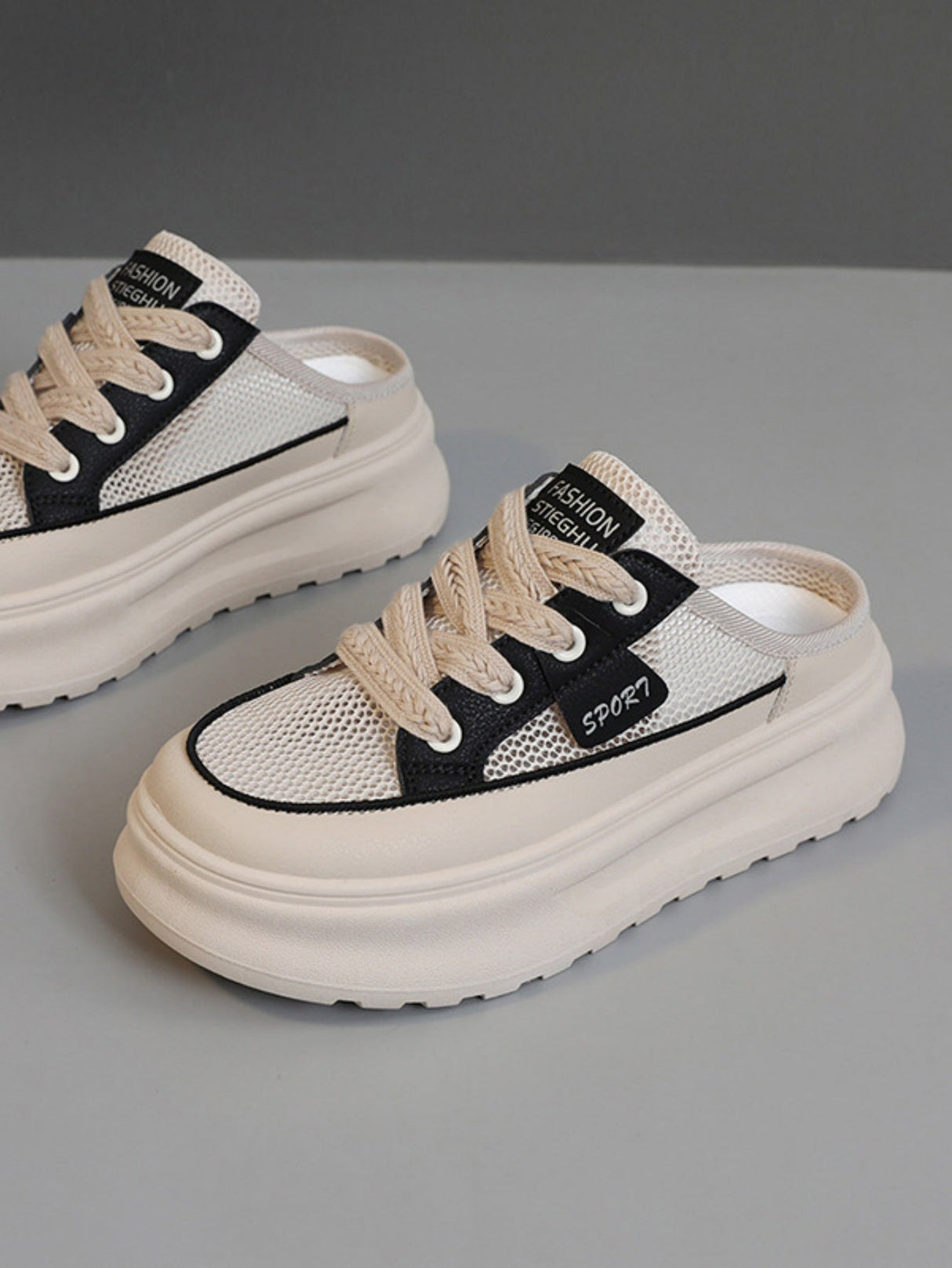 Colorblock Thick-soled Women's Casual Sports Shoes