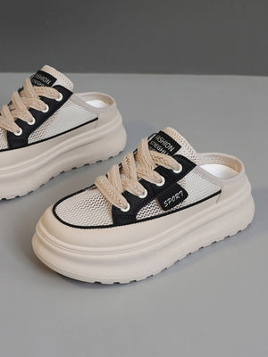 Colorblock Thick-soled Women's Casual Sports Shoes