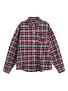 Liber Autumn Men's Color matching Plaid Shirts