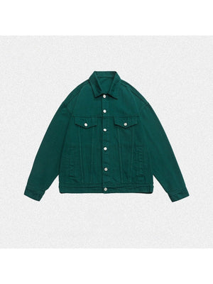 Liber Summer Neutral wear Pocket decoration Solid Color Jackets