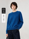 95% Wool & Cashmere Relaxed Crew-Neck Sweater