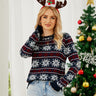 Christmas Jacquard Pullover Sweater