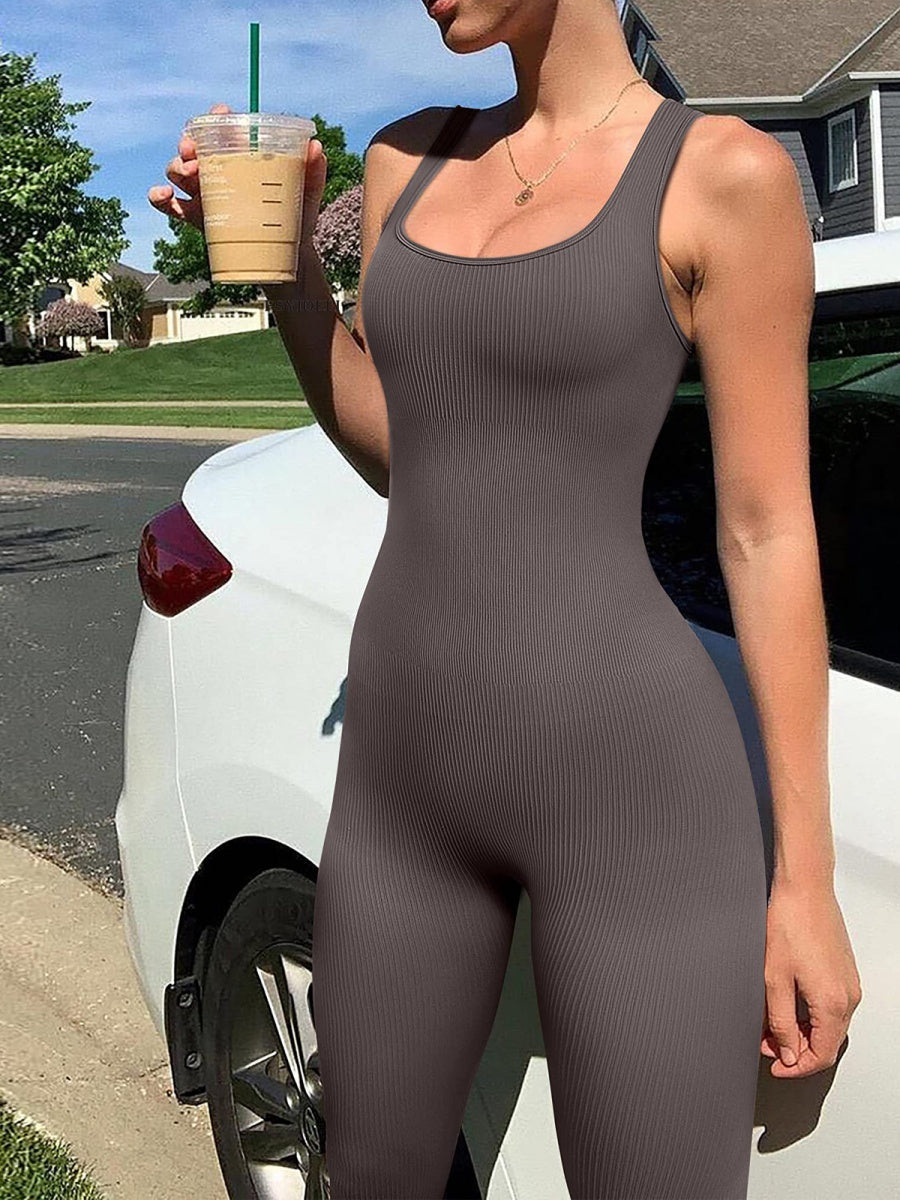 Liber Spring Women's Sexy, Buttocks lift Jumpsuits