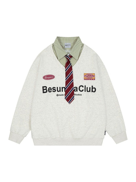Liber Autumn Neutral wear Printed Letter Sweatshirts&Hoodies