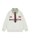Liber Autumn Neutral wear Printed Letter Sweatshirts&Hoodies