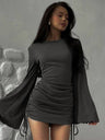 Liber Autumn Women's Solid Color Solid Color Mini&Short Dresses