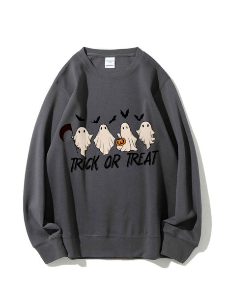 Halloween Pullover Printed Sweatshirt