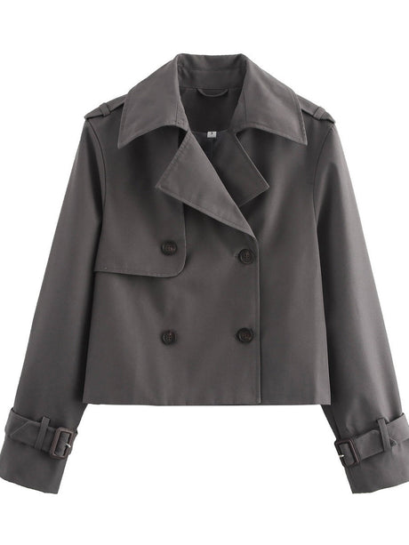 Buttons Short Trench Coats