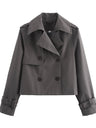 Buttons Short Trench Coats
