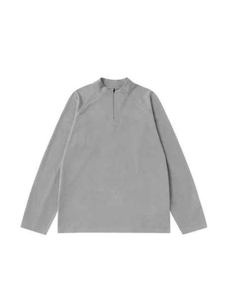 Liber Autumn Neutral wear Zipper decoration Solid Color T-shirts