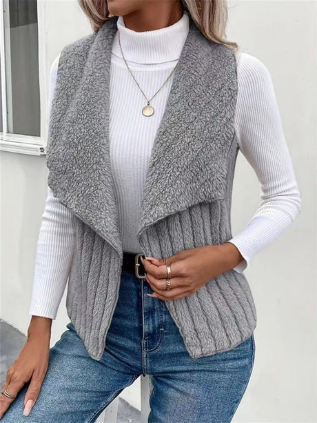 Simple Sleeveless All-match Solid Color Vests